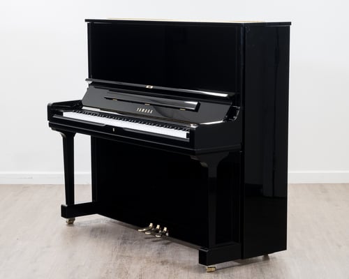 14239 Yamaha YUS3 Upright Piano in black