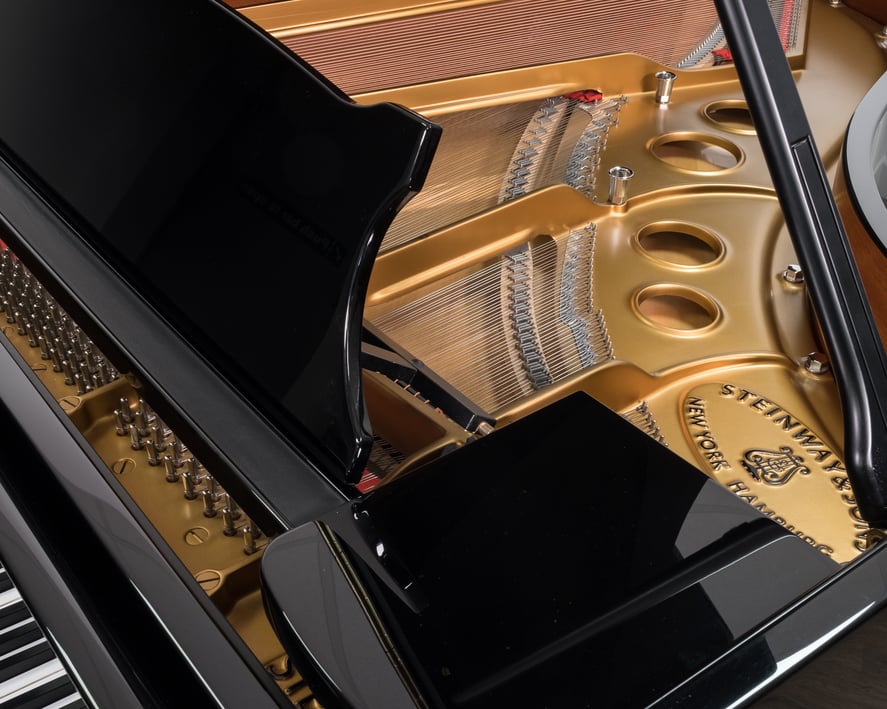 Steinway & sons model O ebony piano DSCF0278
